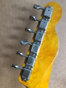 6 Lefty Gotoh Locking Posts Fender Made In Japan Tuners Relic Guitar MIJ Strat - Picture 1 of 5