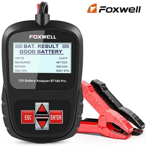 BT100 Pro Digital Car Battery Tester 12V Battery Analyzer Cranking Charging Test - Picture 1 of 16