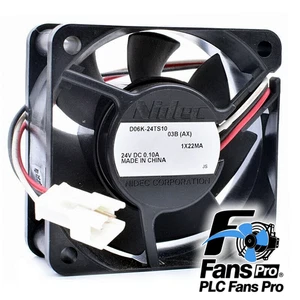 1PCS Brand New Nidec Fan D06K-24TS10 DC 24V 0.10A 60X60X25mm 3pin Cooling Fan - Picture 1 of 3