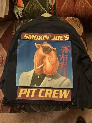 Chaqueta mecánica vintage joe camel personalizada con silla de director asiento tela Foto 1 de 3