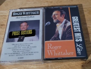 Roger Whittaker (2 Cassette Tapes Sets) New SEALED Greatest Hits & Ballads - Picture 1 of 2