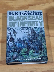 Ian Miller Cover Art Black Seas HC First Edition Horror H.P. Lovecraft Cthulhu - Picture 1 of 19