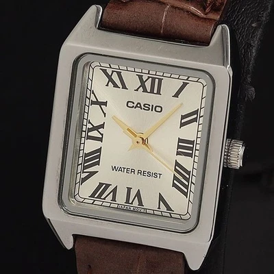 Orologio donna Casio LTP-V007 quarzo quadrante argento ottime condizioni - Immagine 1 di 4