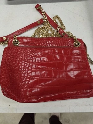 Cartera Valentina de Cuero Genuino Hecha en Italia Nueva WO Etiquetas Foto 1 de 4