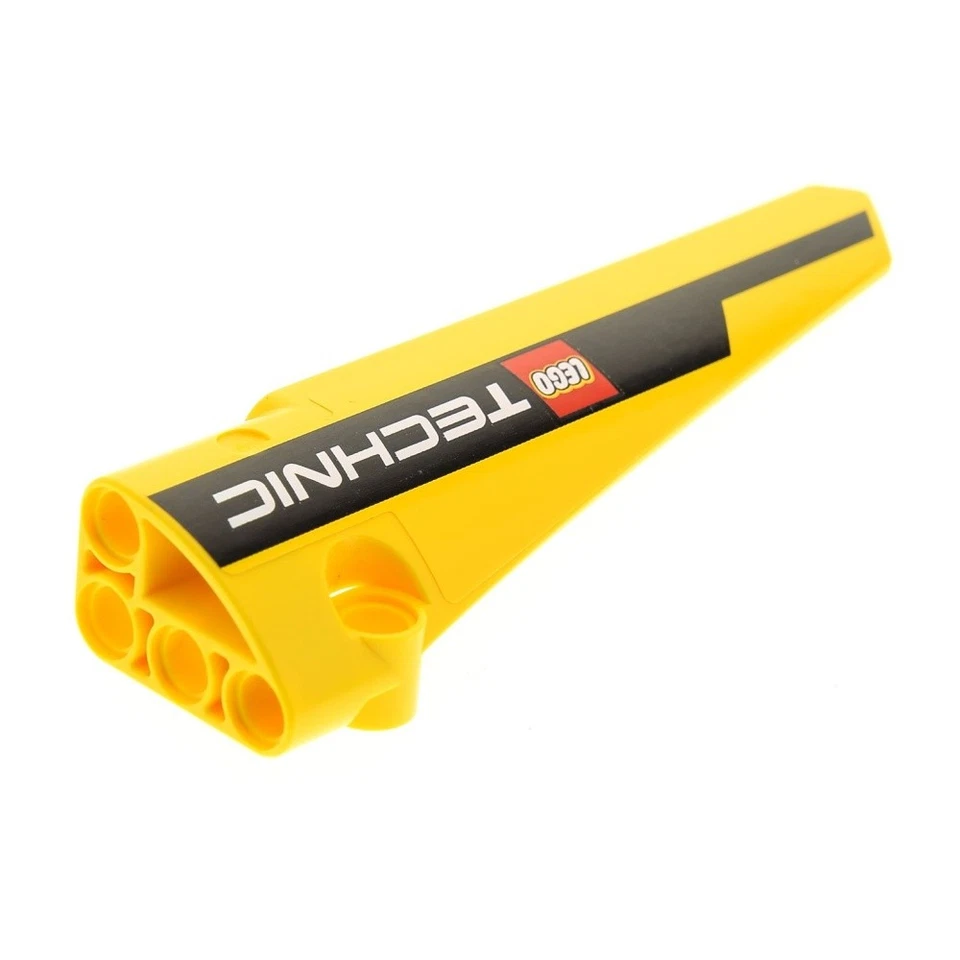 1x LEGO Technic Panel Fancy Dress 6 Yellow Long Smooth Side B 8043 64393pb005 - Image 1 of 1