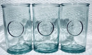 "Lote de 2 vasos San Miguel auténticos 100 % vidrio reciclado 14 OZ, 5 3/8""" - Imagen 1 de 11