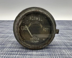 55-59 GMC AC Truck Vintage Water Temperature Gauge - Cold Normal Hot w/ Bezel - Picture 1 of 7