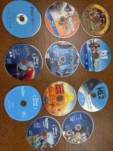 Disney Pixar Blu-Ray Lot: Toy Story, Horton, Brave, Frozen, Etc. - Picture 1 of 5