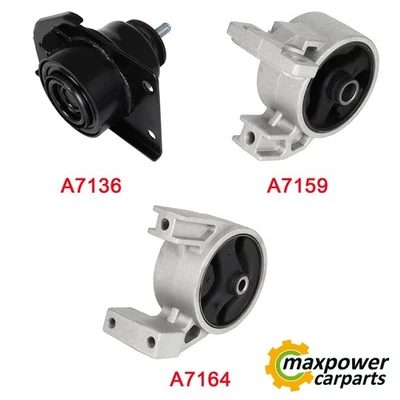 3Pcs Engine Motor Mount For 06-11 Kia Rio Rio5 Hyundai Accent 1.6L 1599CC L4 GAS - Image 1 of 4