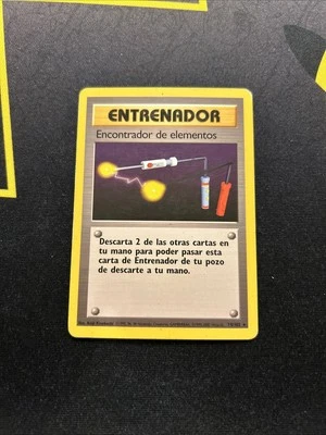 Item Finder 74/102 Spanish PL  -Vintage Rare Pokemon Card- Base Set (4s) - Image 1 of 2