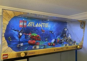 Lego Atlantis store display Rare 8058  8075  8059 8061