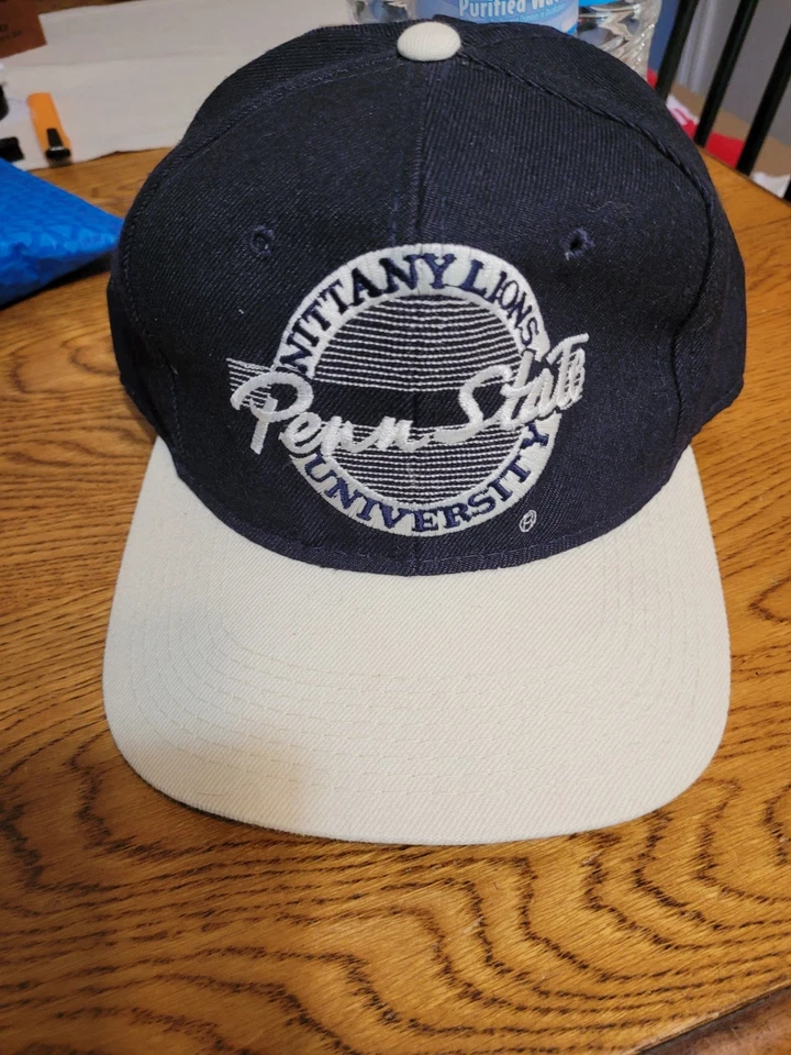 Vintage 90s The Game Penn State University PSU Lions Fitted Hat Size 7 1/4 - Image 1 of 4