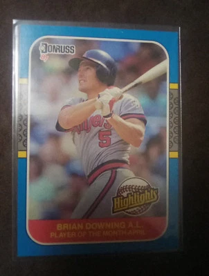 1987 Donruss Highlights - Brian Downing #5 - Image 1 of 2