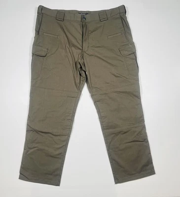 Calça tática masculina 5.11 42x30 verde ripstop carga vestuário de trabalho utilitário externo - Imagem 1 de 4