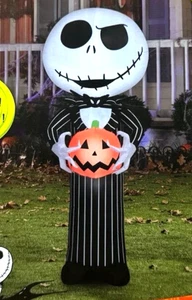Disney 6ft. Jack Skellington Halloween Nightmare Before Christmas Inflatable New - Picture 1 of 5