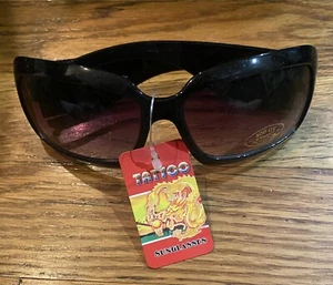Black Tattoo Sunglasses With Skulls - Picture 1 of 6