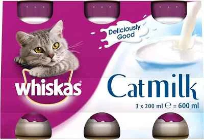 Whiskas Cat Milk , Complementary Cat Food for Kittens over Aged 6 Weeks