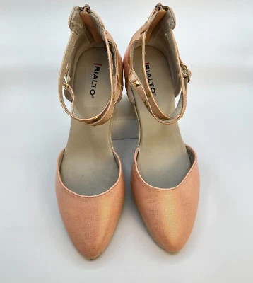 Alpargata RIALTO Talla 10 TUDDED Tacón de Cuña PUNTERA CERRADA ZAPATO CON CORREAS Foto 1 de 4