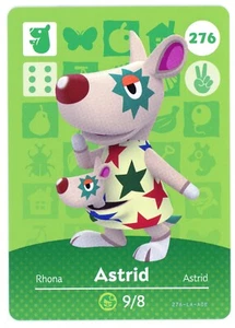 Astrid #276  - Amiibo Card - Animal Crossing Series 1 - Authentic Nintendo - Picture 1 of 2