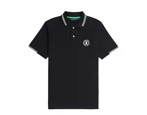 Psycho Bunny Santa Fe Pique Polo Black B6K218Y1PC-BLK - Picture 1 of 2