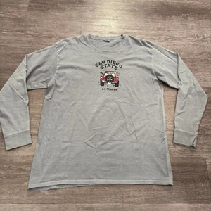 Life Is Good Shirt Mens Large Long Sleeves Pullover San Diego Car Travel Adult - Picture 1 of 9