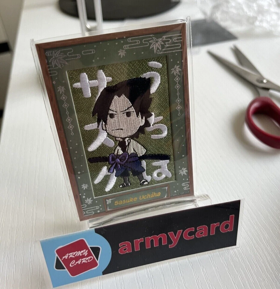 KAYOU Official CCG Card Uchiha Sasuke （Limited number) embroid NRCC-QR-004 - Image 1 of 1