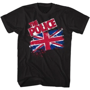 Camiseta para hombre The Police British Rock Band Union Jack Flag música rock merchandising - Imagen 1 de 5