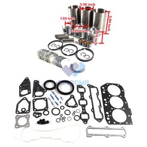 Kit de reconstrucción de motor 3TNV82 3TNV82A para miniexcavadora Yanmar VIO35-3/5 Takeuchi TB125 - Imagen 1 de 6