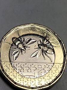 New One Pound Coin King Charles BEE COIN 2023 £1 coin - Picture 1 of 4