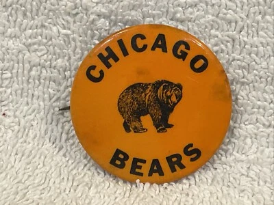 VINTAGE&RARE 1940's Chicago Bears 1 3/4 Inch Pinback Button, NICE-LOOK!! - Image 1 of 2