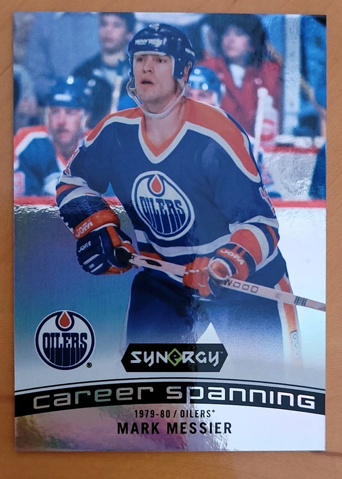 2017-18 UPPER DECK SYNERGY  CAREER SPANNING CS-6 MARK MESSIER OILERS /  RANGERS - Image 1 of 2