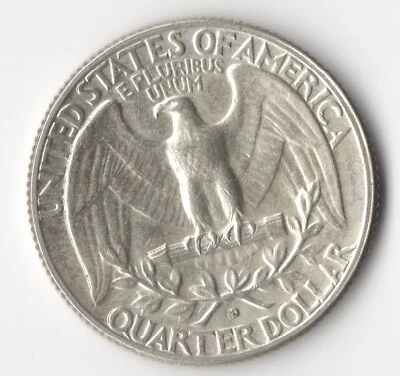 1964 D Washington DD Mint Mark Type-C - Image 1 of 4