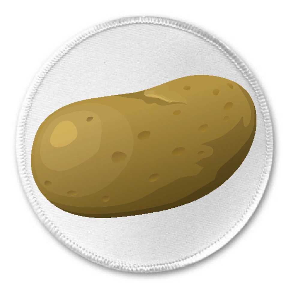 Potato - 3" Sew / Iron On Patch Vegetable Veggie Food  - Image 1 of 1