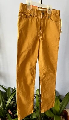 Pantalones chinos dorados Cherokee cintura ajustable talla 10 nuevos con etiquetas Foto 1 de 4