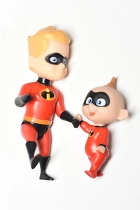 Figuras de acción Disney Pixar Jakks Pacific Incredibles Flash y Jack Jack (R) - Imagen 1 de 4