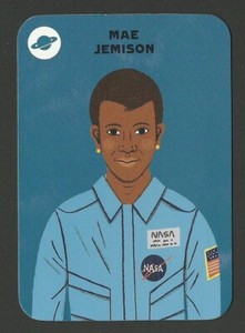 Mae Jemison First Black Woman Space Travel Famous Person Collector Trading Card