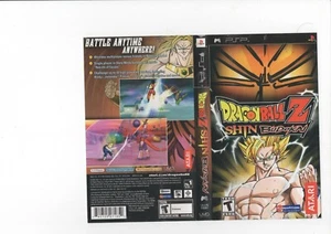 Dragonball Z Shin Budokai PSP Case ARTWORK ONLY Fromt Creased - Picture 1 of 1