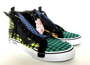 Scarpe da skateboard VANS SK8 HI TOP in tela multicolore taglia 8 uomo 9,5 donna 721454 - Foto 1 di 11