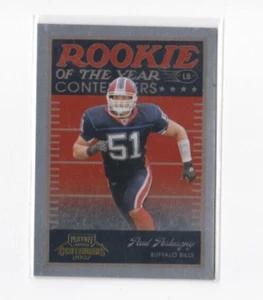 PAUL POSLUSZNY 2007 PLAYOFF CONTENDERS-ROOKIE/CONTENDERS INSERT ROOKIE-#'D/1000 - Picture 1 of 24