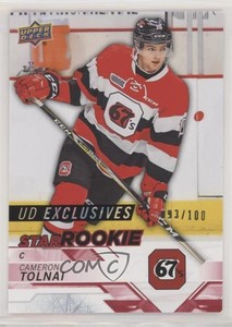 2018-19 Upper Deck CHL Star Rookies Exclusives /100 Cameron Tolnai #341