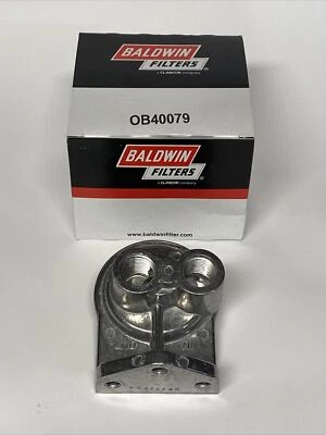 BALDWIN FILTERS OB40079 Fuel Filter Base, 4" Gray New