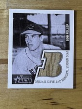 Bob Feller 2001 Bowman Heritage Stadium Seat #BHM-BF Cleveland Indians Mint