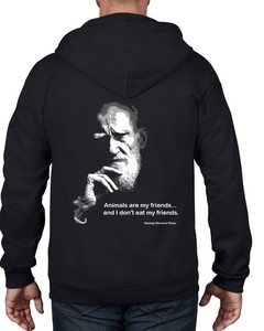 vegetarian moletom com capuz