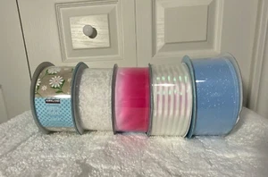 Kirkland Signature Wire Edged Ribbon 50 Yards x 2.5 inches, You Pick Colors - Picture 1 of 7