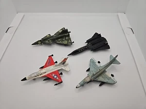Zylmex Die Cast Jet Lot. A-4 Skyhawk, SR-71 Blackbird, F16 Falcon, AJ-37 Viggen - Picture 1 of 13