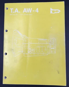 1986 Jeep Wagoneer Comanche Cherokee T.A. AW-4 Automatic Transmission Manual - Picture 1 of 9