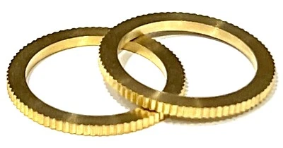 PRO RIGHT INDUSTRY 2-pack! 1 inch 20mm Brass Ring Adapter Reducer Bushing for Diamond Saw Blades