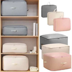 Space Saving Compression Organizer Dustproof Zipper Clothing/Quilt Storage Bags - Picture 1 of 15