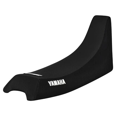 Cubierta de asiento con pinza Yamaha Big Wheel 200 1985-1988 todo negro #397 logotipo Foto 1 de 4