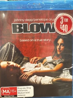 Blow (Blu-Ray, 2001) - Johnny Depp - Penelope Cruz - Rachel Griffiths Bc5 - image 1 of 2